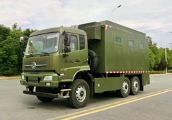 东风天锦6*4移动炊事车 户外移动厨房餐车 可供300人就餐